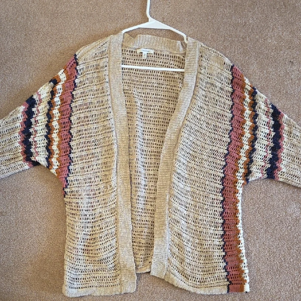 Maurices Multicolor Open-Knit Cardigan - Picture 4 of 6
